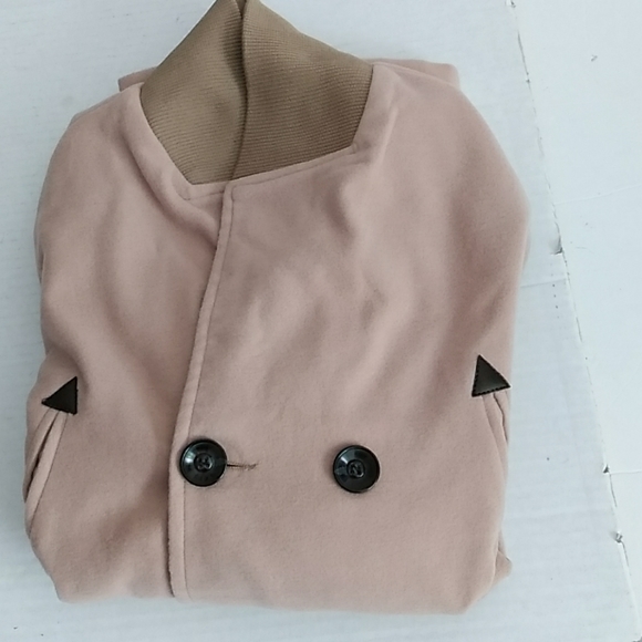 PkP Men's Beige Modern Long Trench Coat size M - Picture 5 of 5